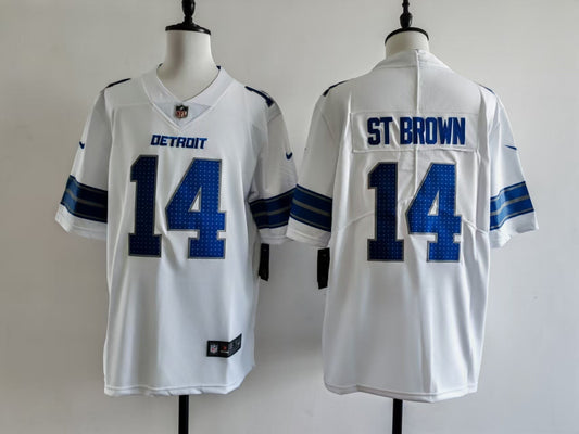 Men's Detroit Lions Amon-Ra St. Brown Jersey -  White