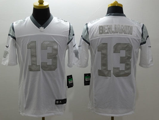 Men's Carolina Panthers Kelvin Benjamin #13 White Game Jersey1