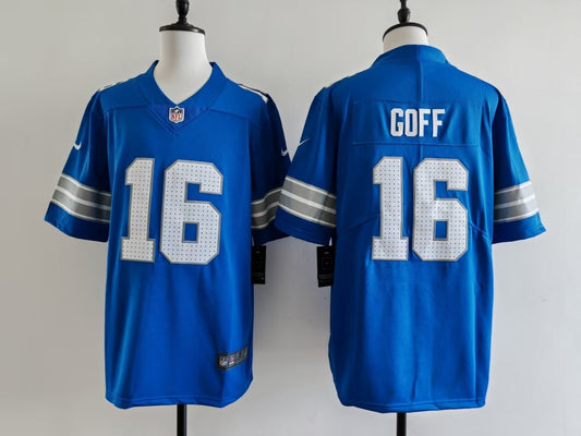 Men's Detroit Alex Jared Goff Jersey -  Blue