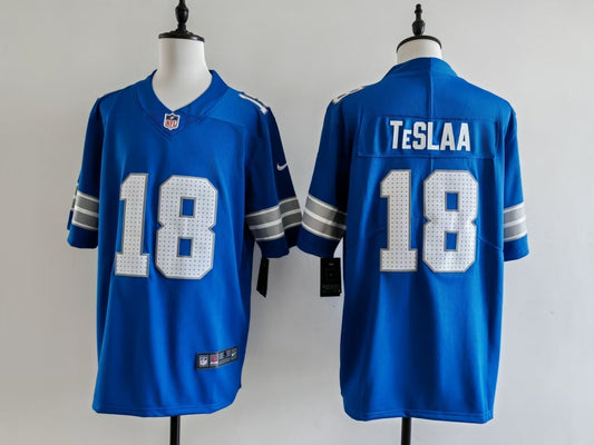 Men's Detroit Alex Isaac TeSlaa Jersey -  Blue