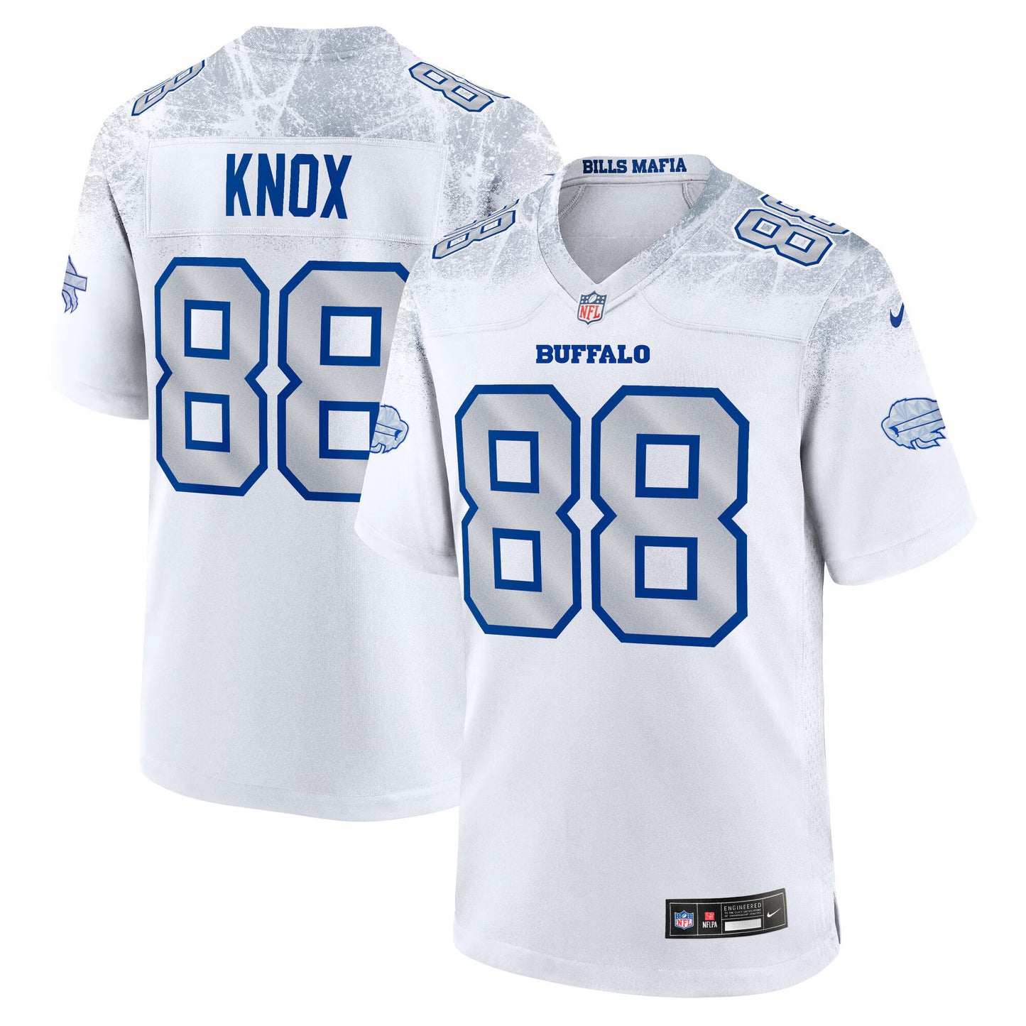 Buffalo Bills Dawson Knox White 2025 Rivalries Collection Game Jersey