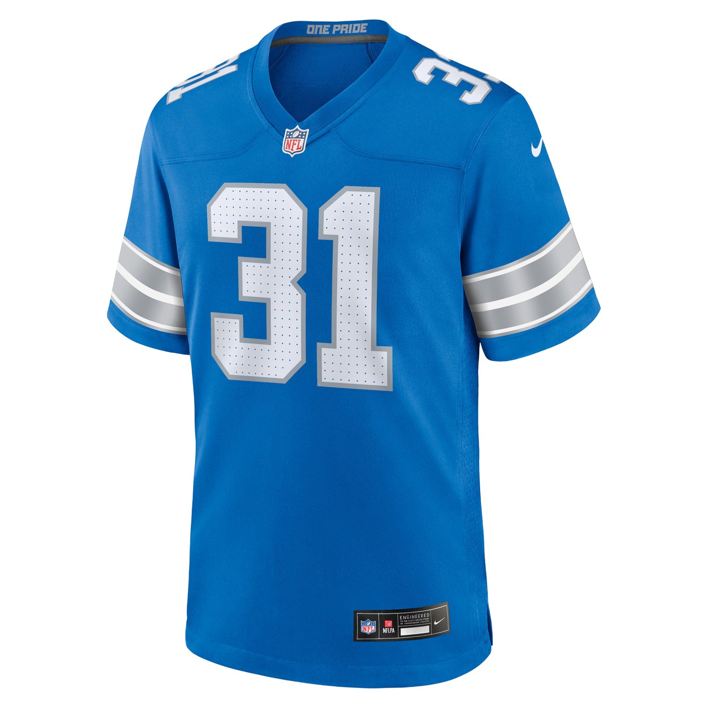 Detroit Lions Kerby Joseph Blue Team Game Jersey