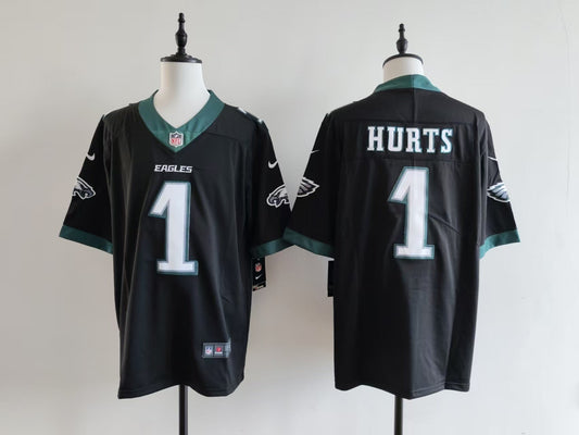 Men's Philadelphia Eagles Jalen Hurts Nike Jersey-Black