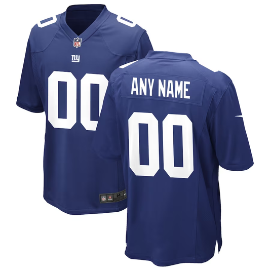 custom New York Giants Royal Game jersey