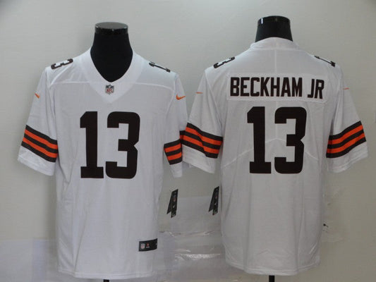 Men's Cleveland Browns Odell Beckham Jr. #13 White Game Player Jersey1
