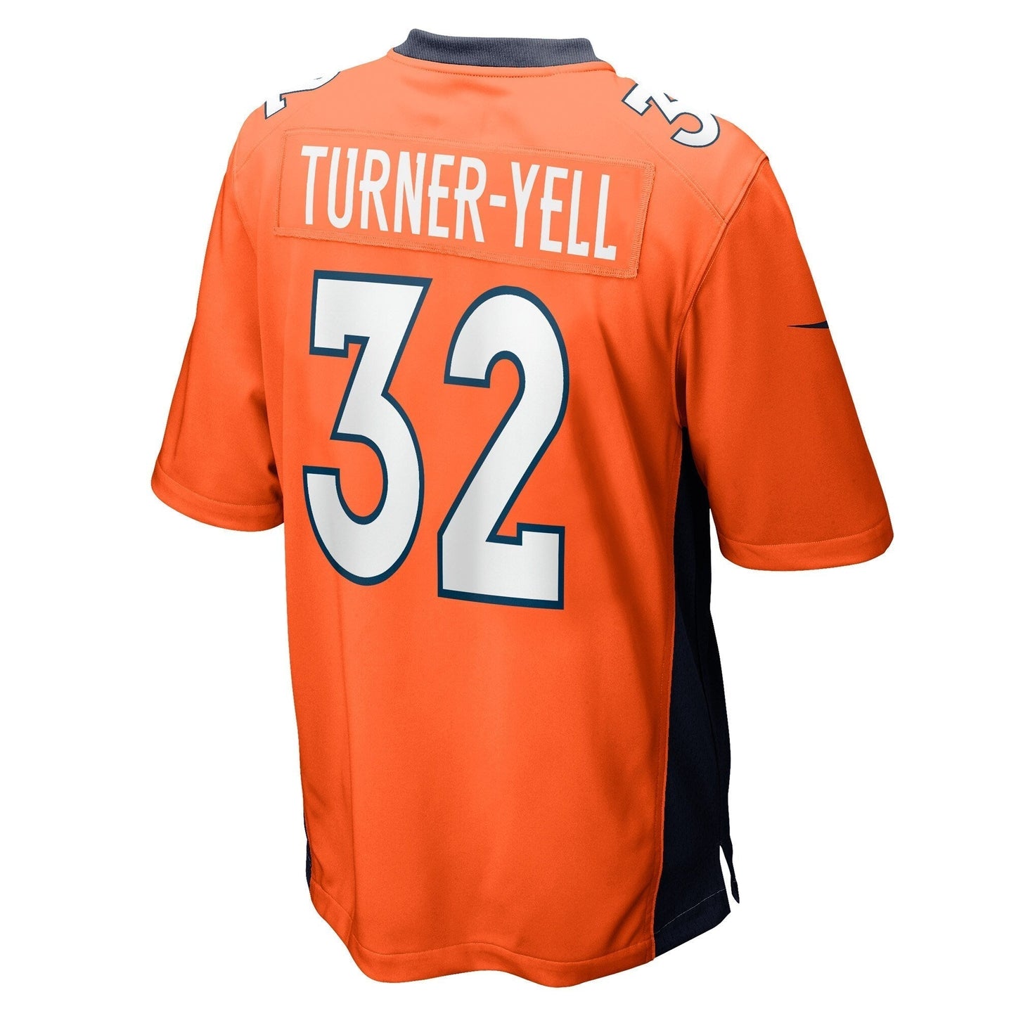 Delarrin Turner-Yell Denver Broncos Nike Game   Jersey - Orange