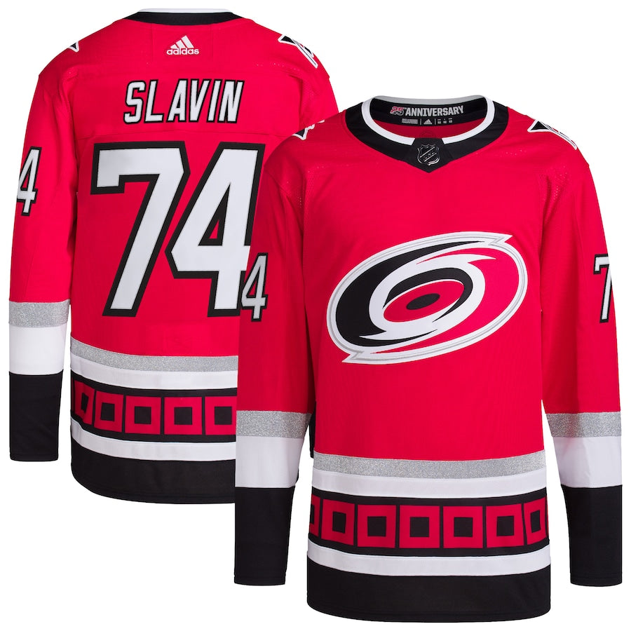 Jaccob Slavin Carolina Hurricanes   Primegreen   Pro  Jersey - Red