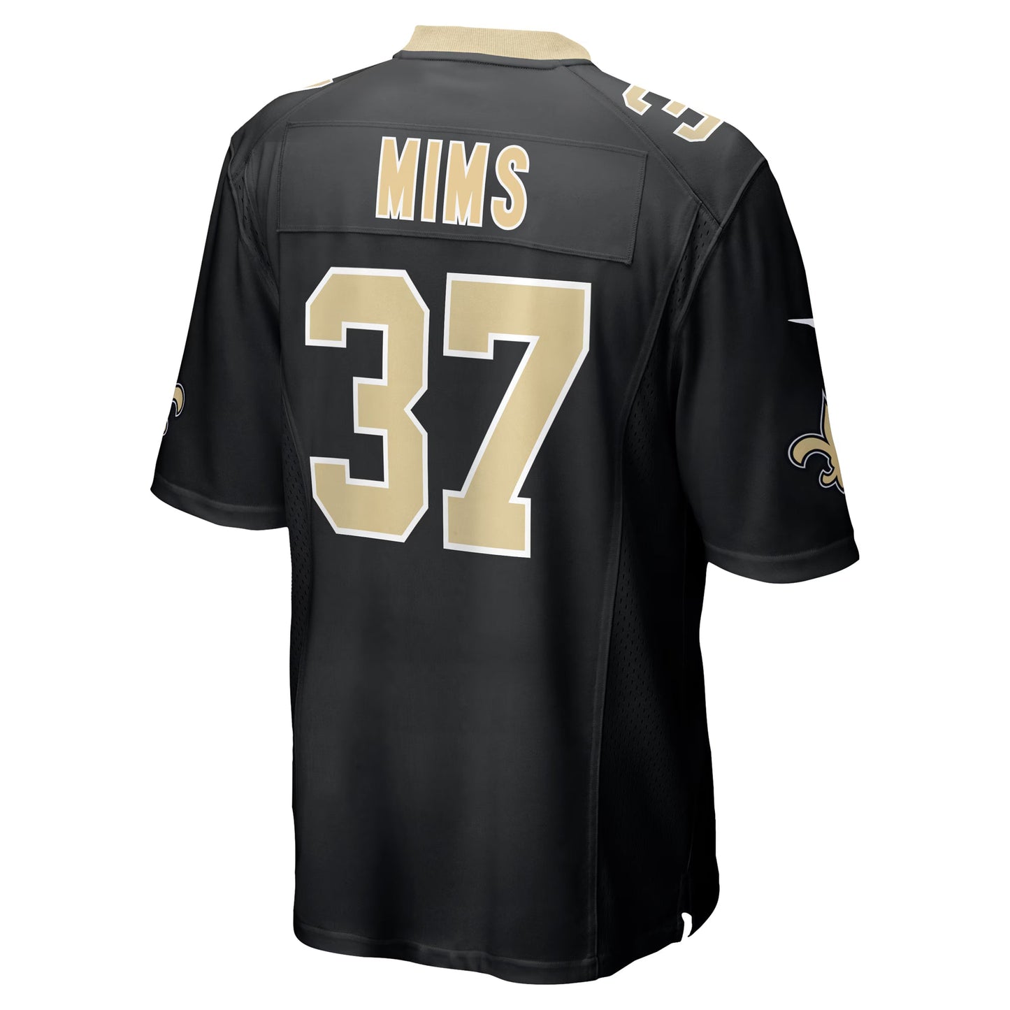 New Orleans Saints Jordan Mims Black Team Game Jersey