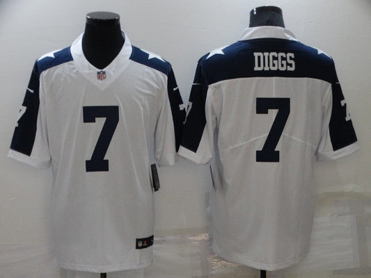 Men's Dallas Cowboys Trevon Diggs #7 White Player Jersey1
