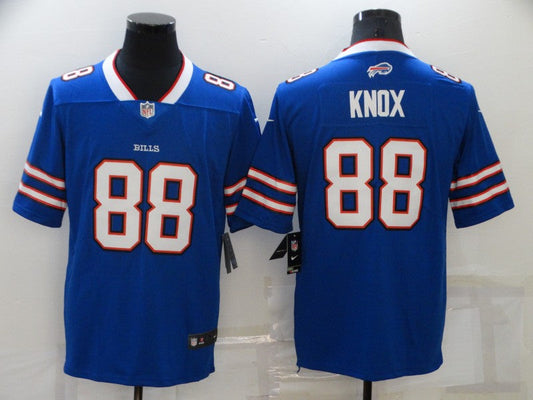 Men's Buffalo Bills Dawson Knox #88 Blue Game Player Jersey1