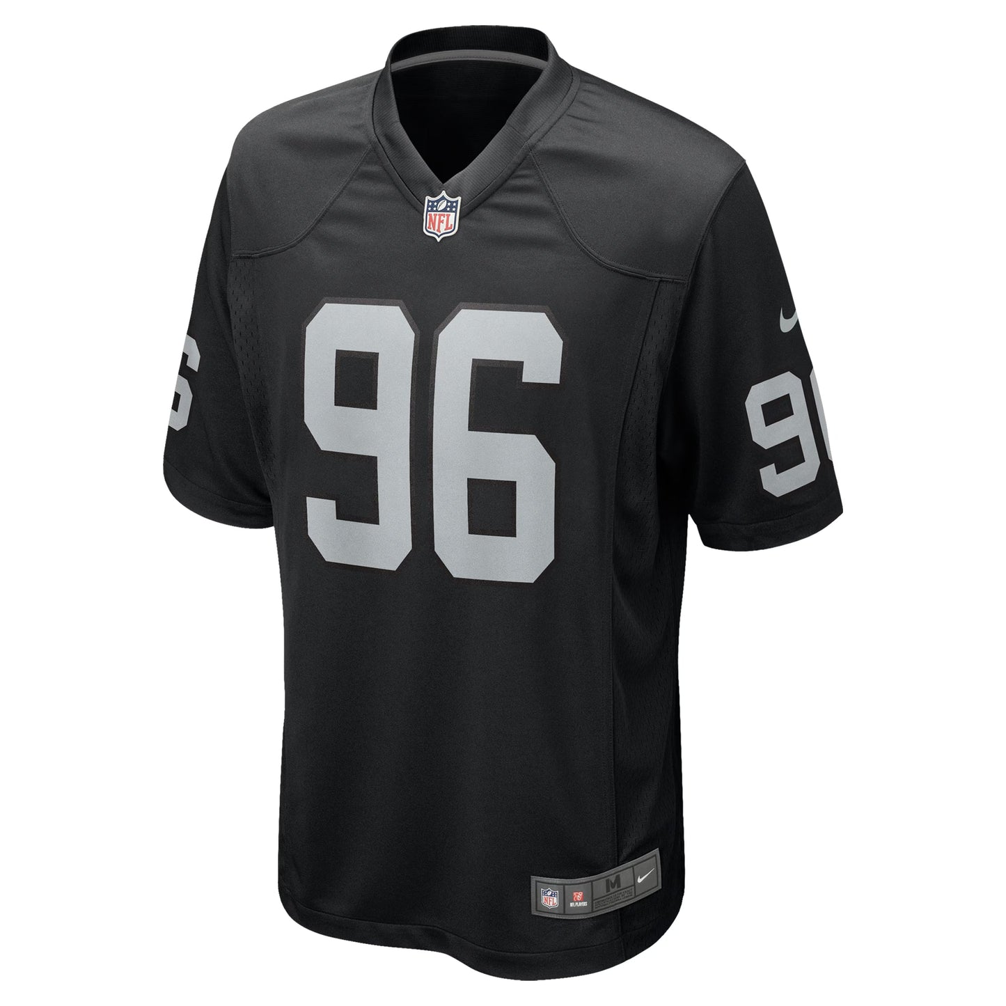 Las Vegas Raiders Jonah Laulu Black Team Game Jersey