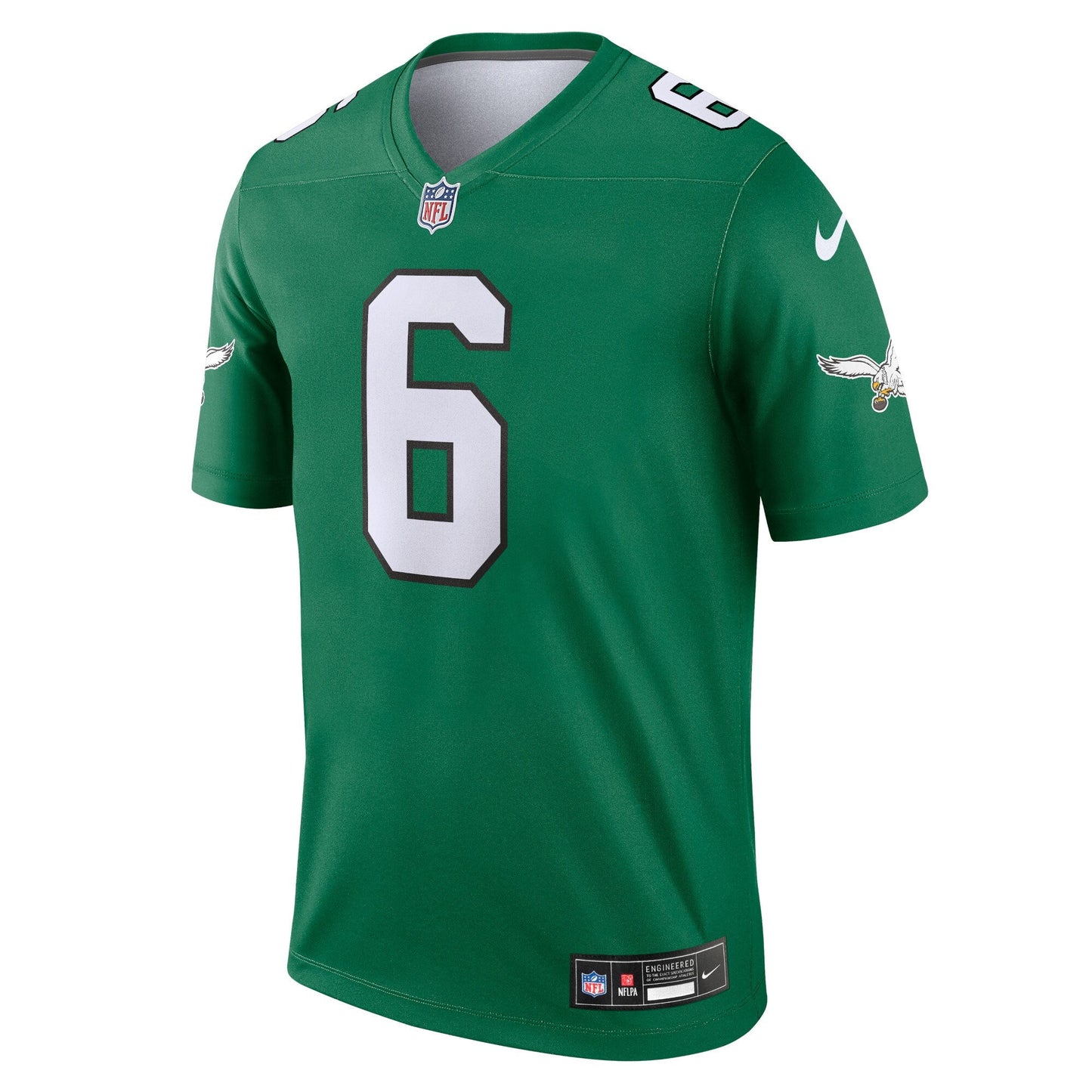Philadelphia Eagles DeVonta Smith Kelly Green Legend Player Performance Top