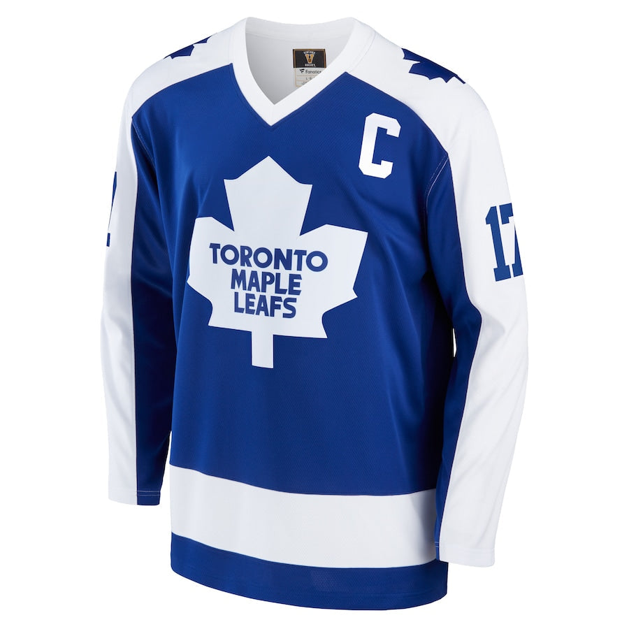 Wendel Clark Toronto Maple Leafs  Breakaway Retired  Jersey - Blue