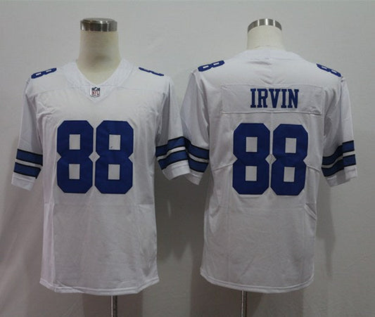 Men's Dallas Cowboys Michael Irvin #88 White Fashion Game Jersey1