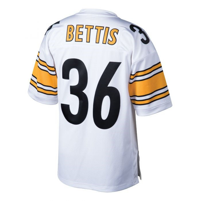 P.Steelers #36 Jerome Bettis White Authentic Super Bowl Stitched American Football Jerseys