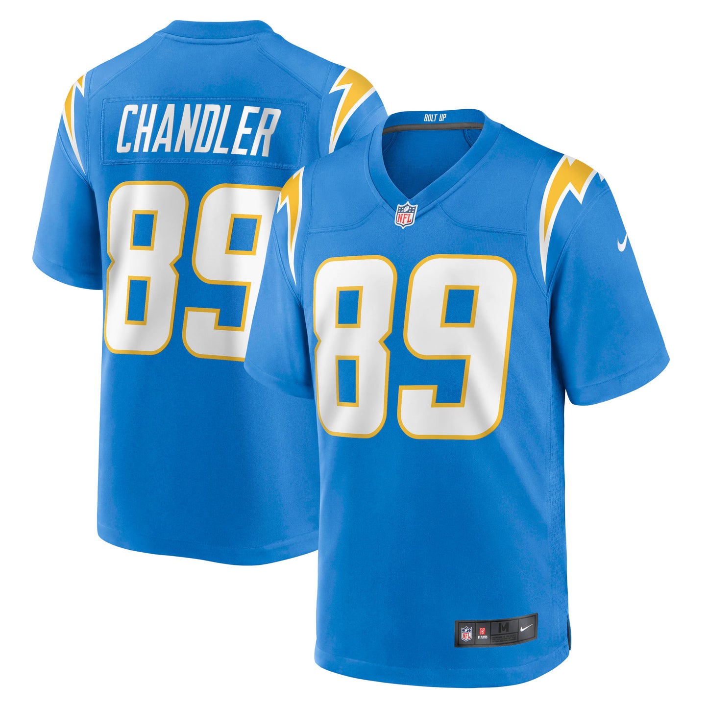 Los Angeles Chargers Wes Chandler Powder Blue Retired Player Jersey