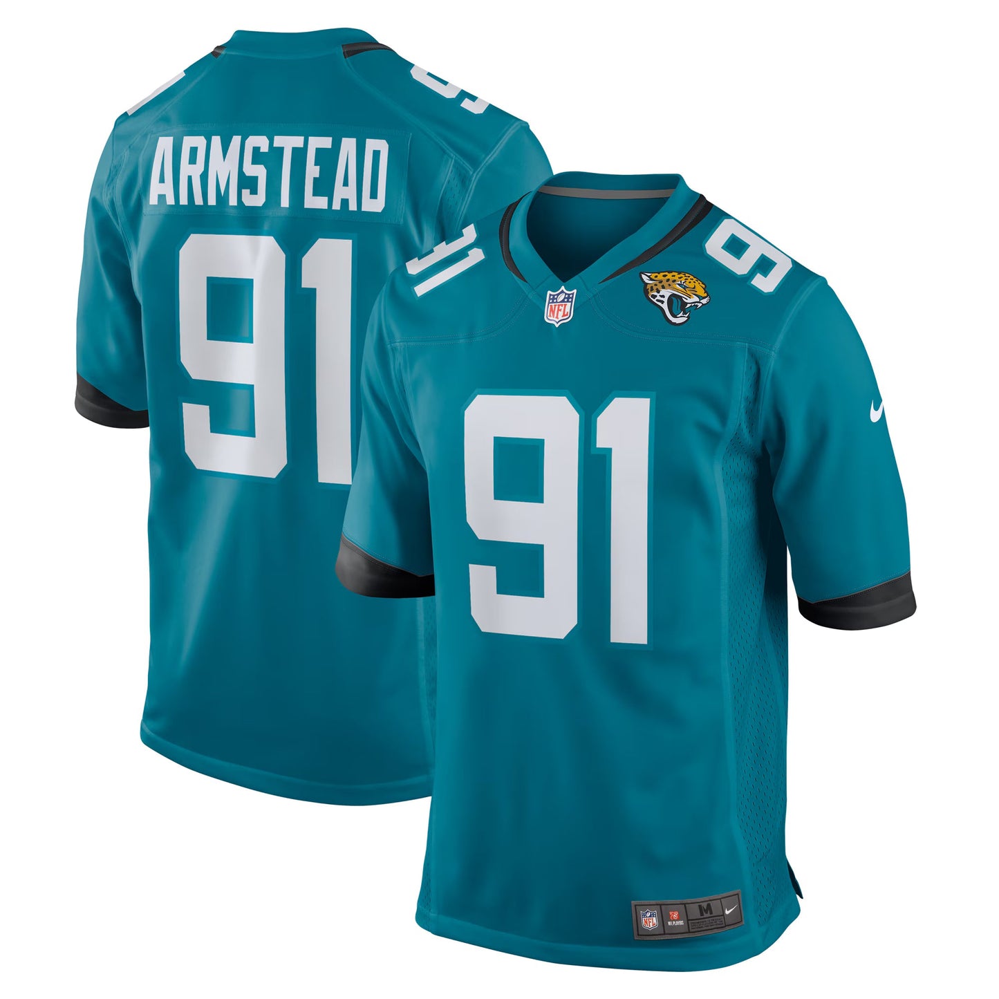 Jacksonville Jaguars Arik Armstead Teal Team Game Jersey