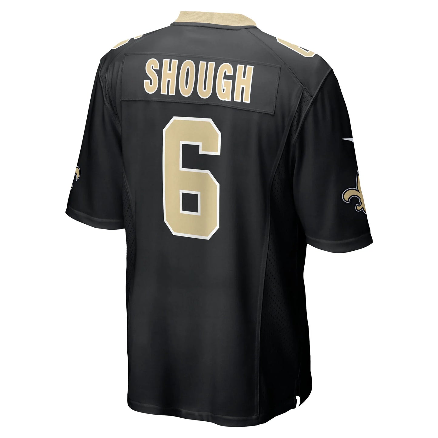 New Orleans Saints Tyler Shough Black Game Jersey