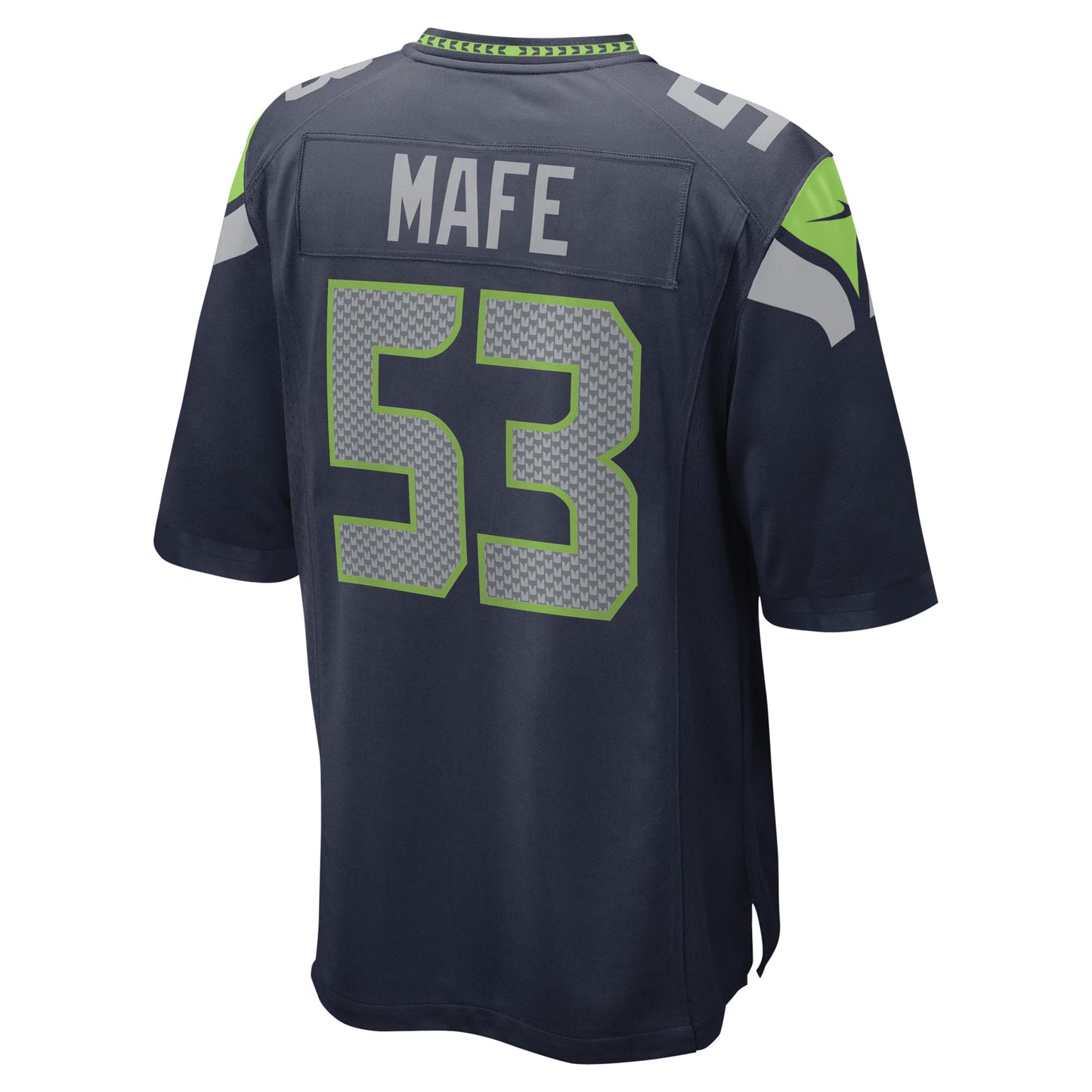 Seattle Seahawks Boye Mafe College Navy Game Player Jersey