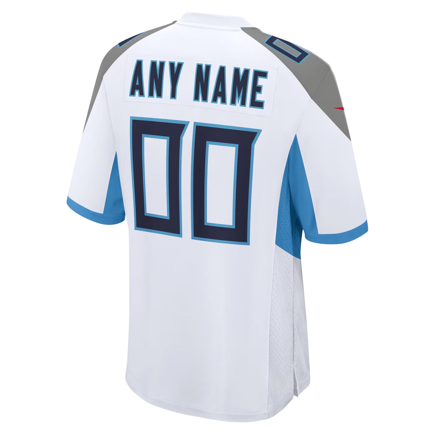 Tennessee Titans White Custom Game Jersey