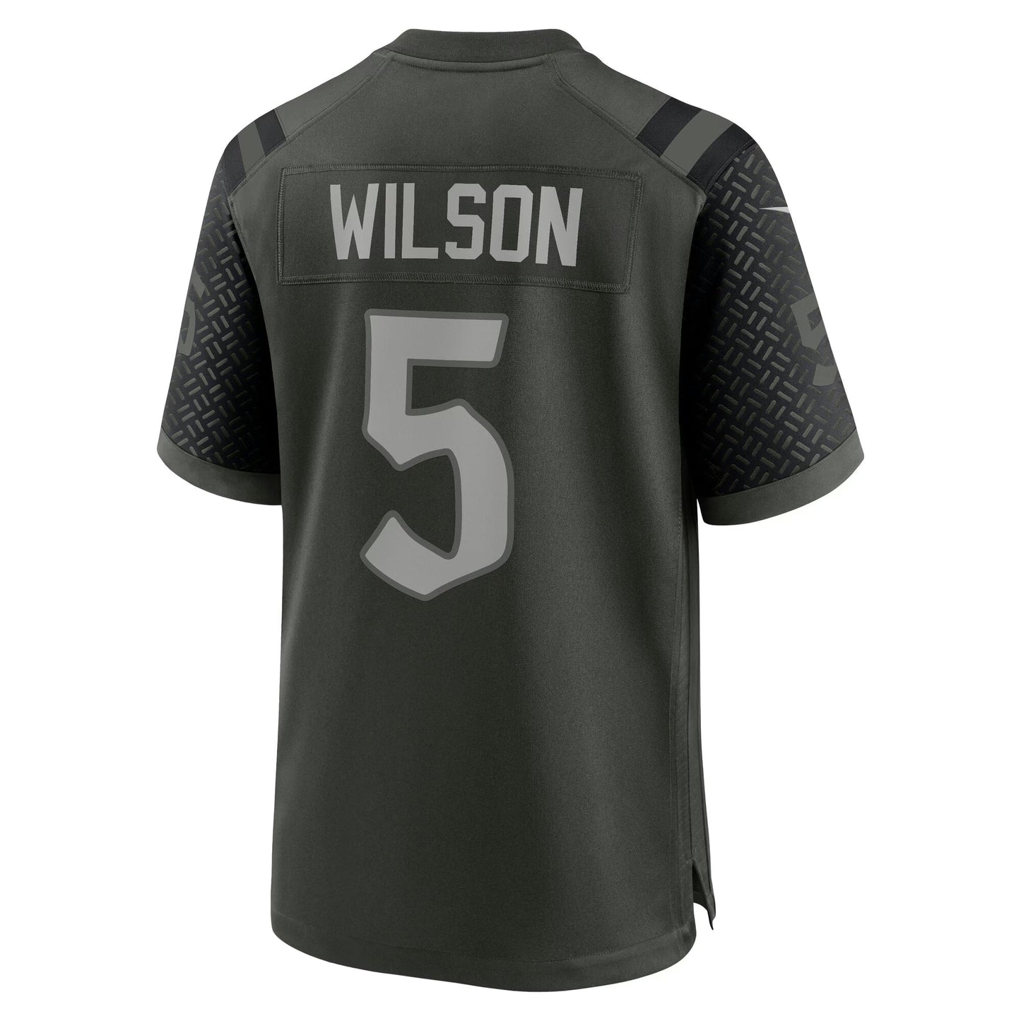 New York Jets Garrett Wilson Gotham Green 2025 Rivalries Collection Game Jersey