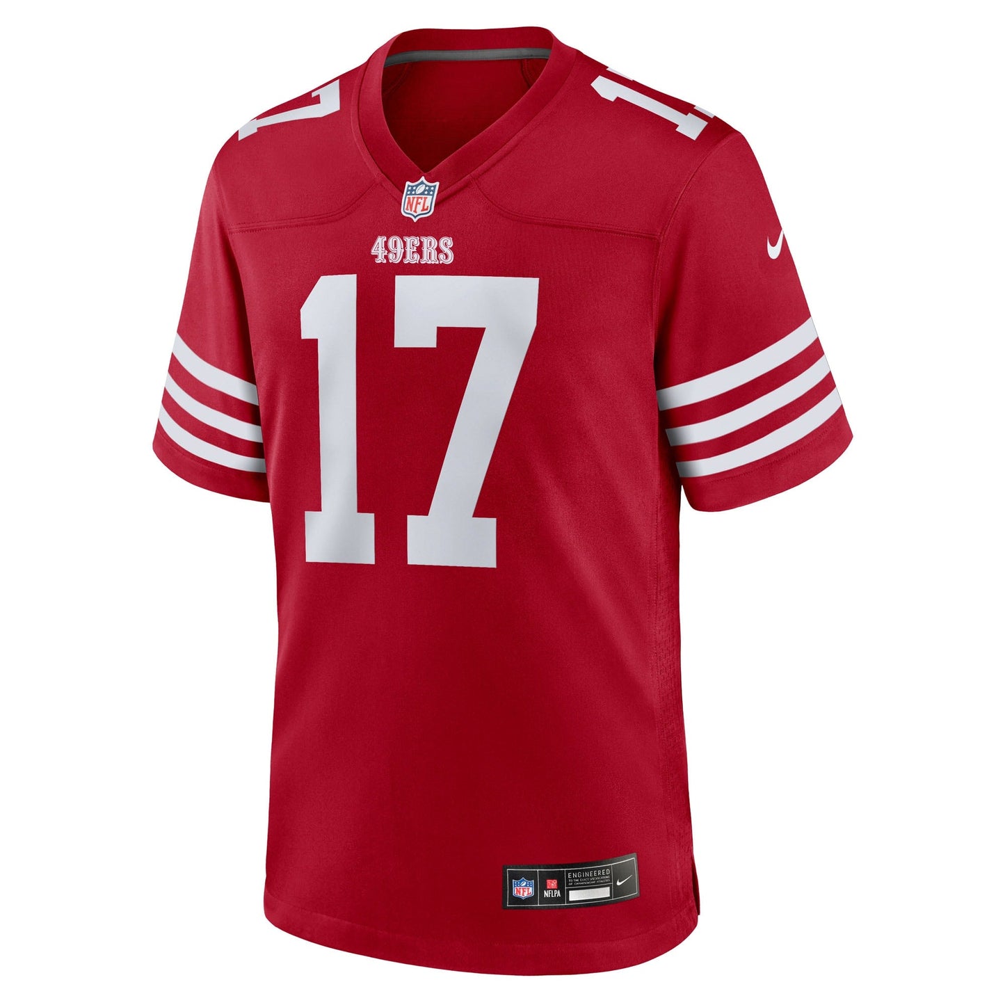 San Francisco 49ers Jordan Watkins Scarlet Team Game Jersey
