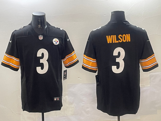 Men's Pittsburgh Steelers Russell Wilson Nike Jersey -  Black