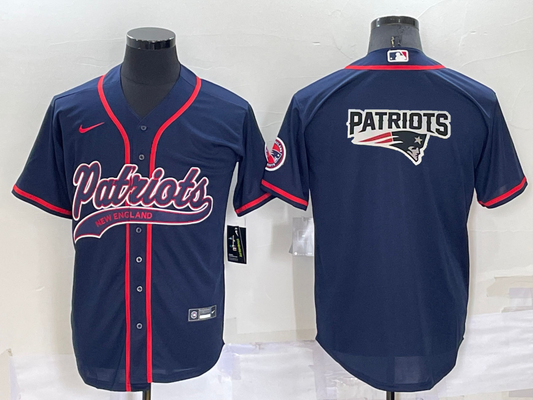 Men's New England Patriots Navy Game jersey