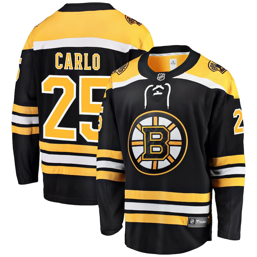 Brandon Carlo Boston Bruins   Home Breakaway  Jersey - Black