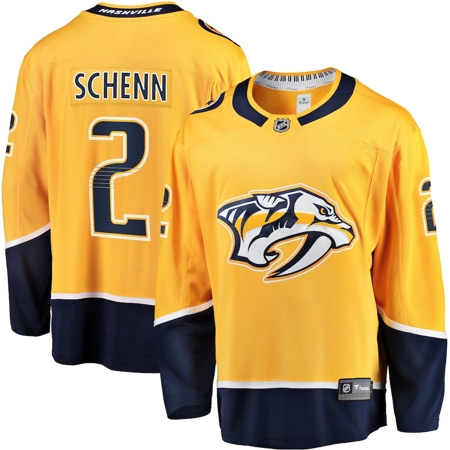 Luke Schenn Nashville Predators   Home Breakaway Jersey - Gold