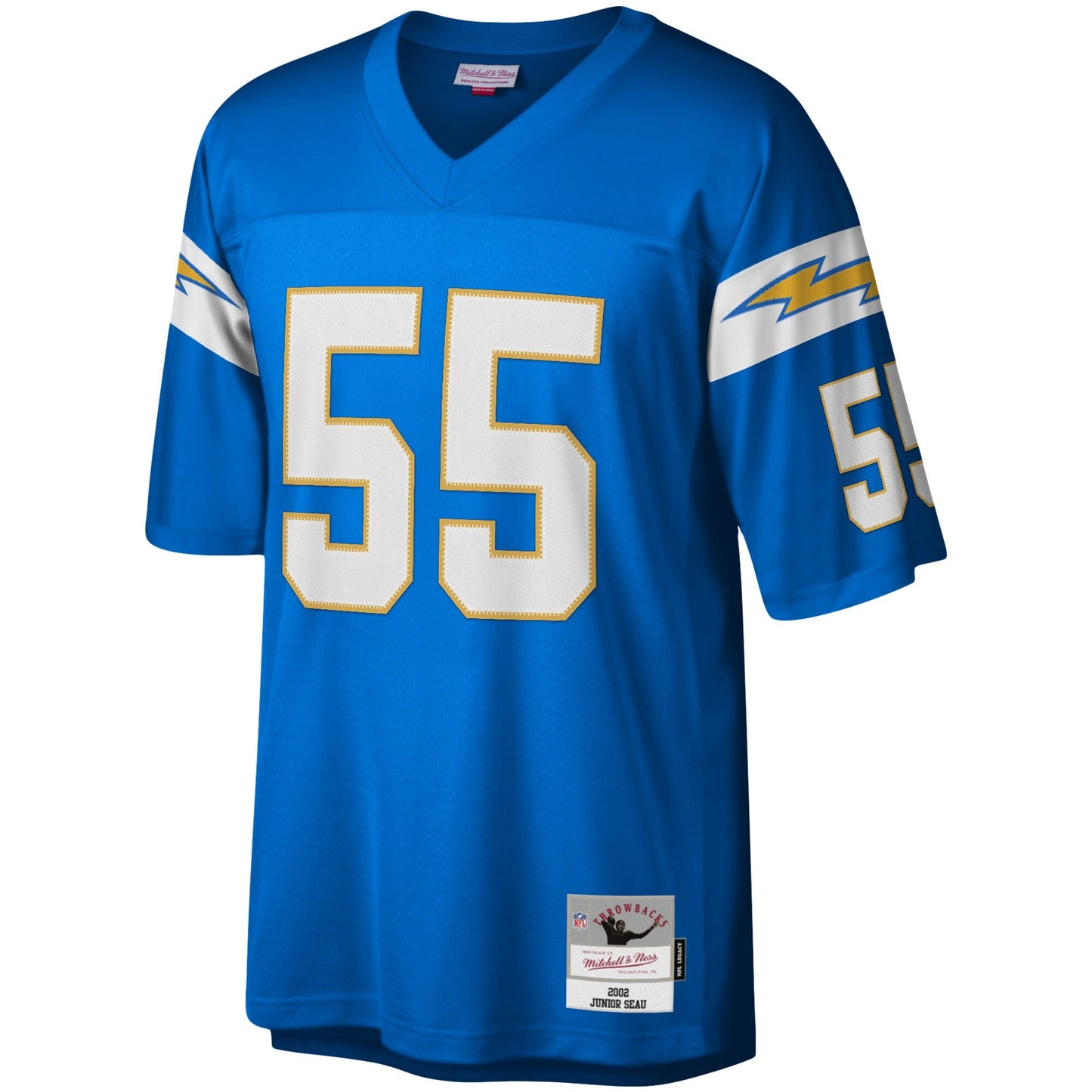 Los Angeles Chargers Junior Seau Mitchell & Ness Powder Blue Legacy Replica Jersey