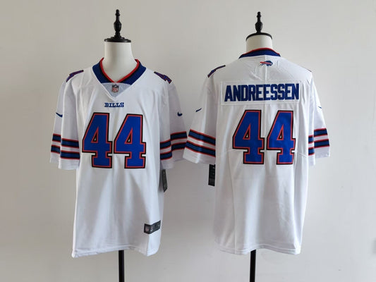 Men's Buffalo Bills Joe Andreessen Jersey-White