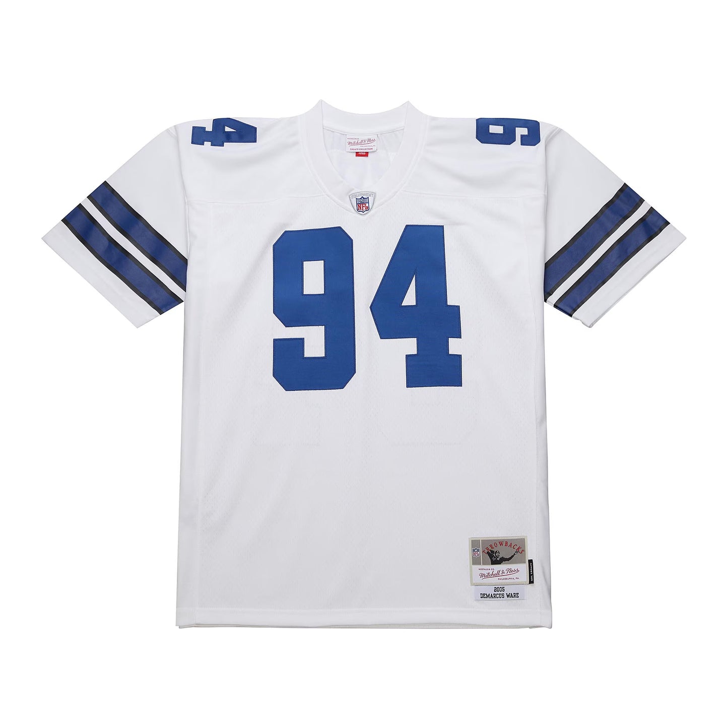 Dallas Cowboys DeMarcus Ware Mitchell & Ness White 2005 Legacy Replica Jersey