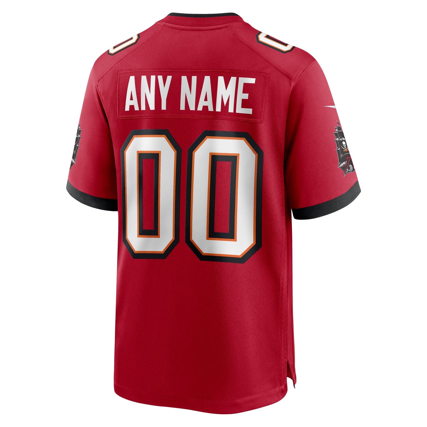 Red Tampa Bay Buccaneers Team Custom Game Jersey