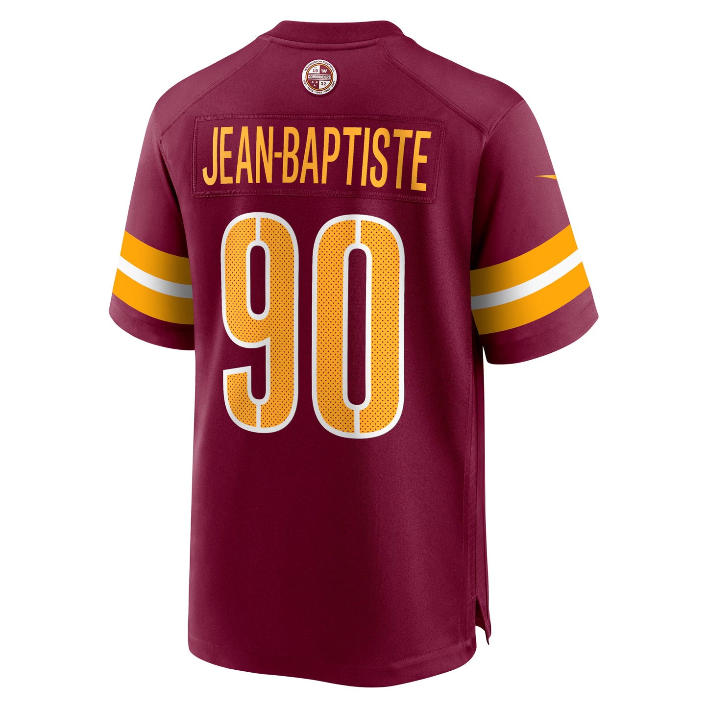 Washington Commanders Javontae Jean-Baptiste Burgundy Game Jersey