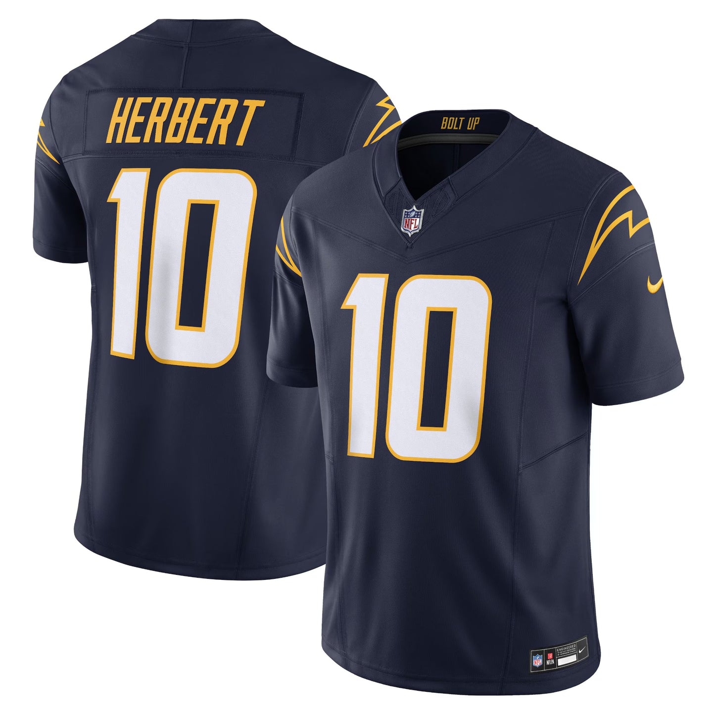 Los Angeles Chargers Justin Herbert Navy Vapor F.U.S.E. Limited Jersey