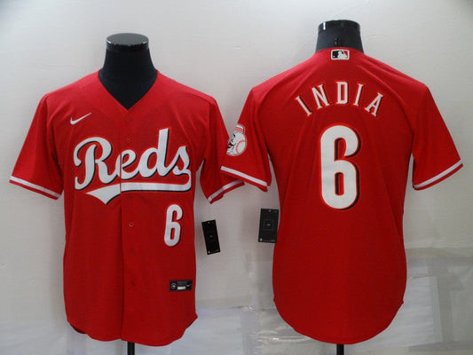 Men's Cincinnati Reds Jonathan India #6 Red Replica Baseball jersey