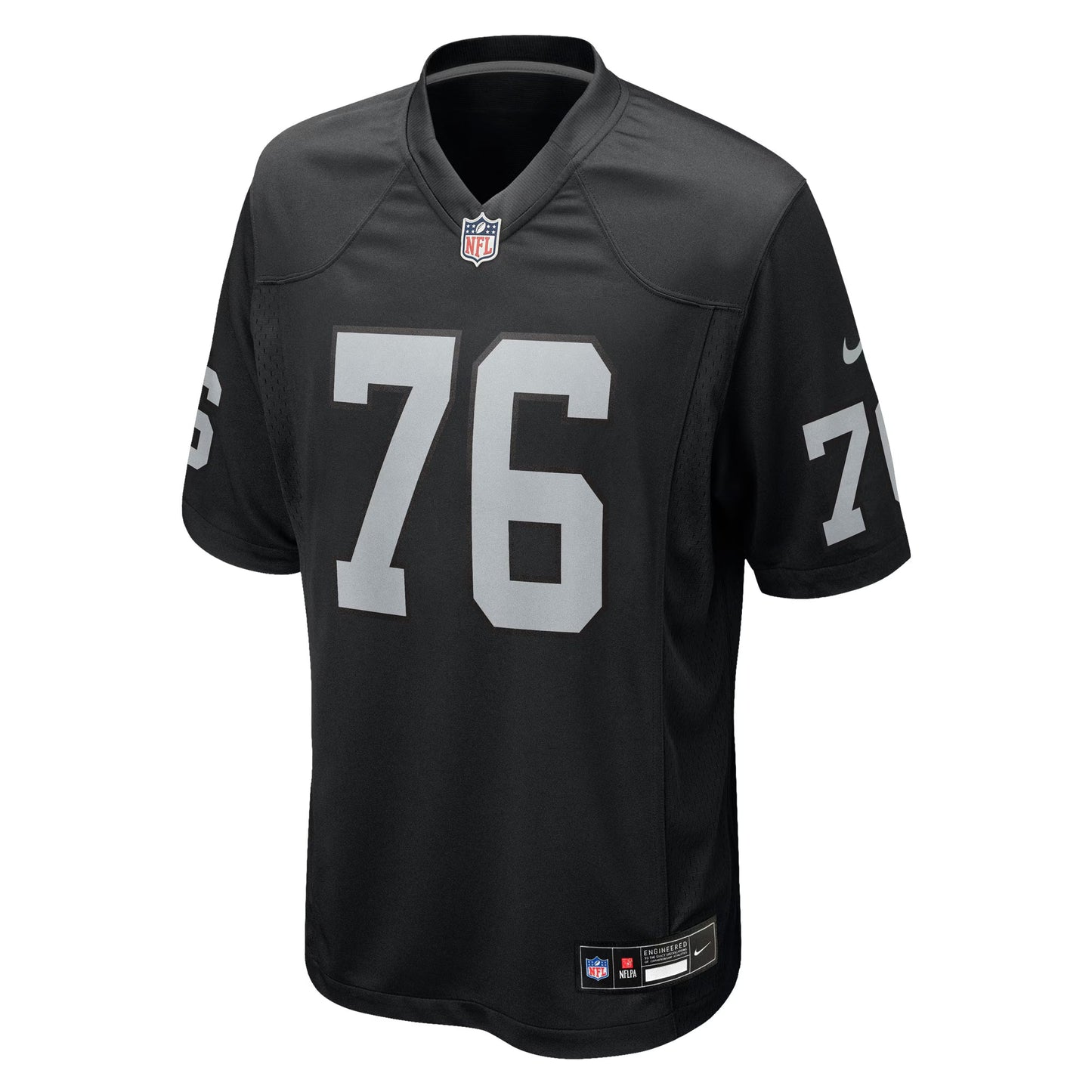 Las Vegas Raiders Caleb Rogers Black Team Game Jersey