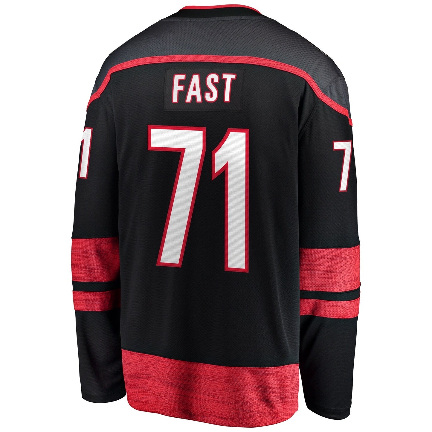 Jesper Fast Carolina Hurricanes   Home Breakaway Jersey - Black