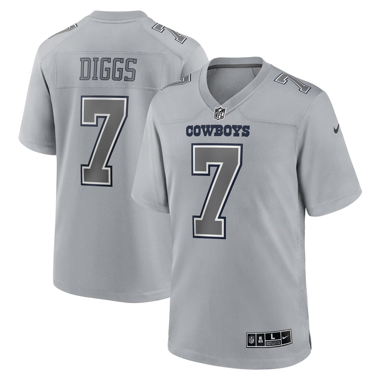 Dallas Cowboys Trevon Diggs Gray Atmosphere Fashion Game Jersey