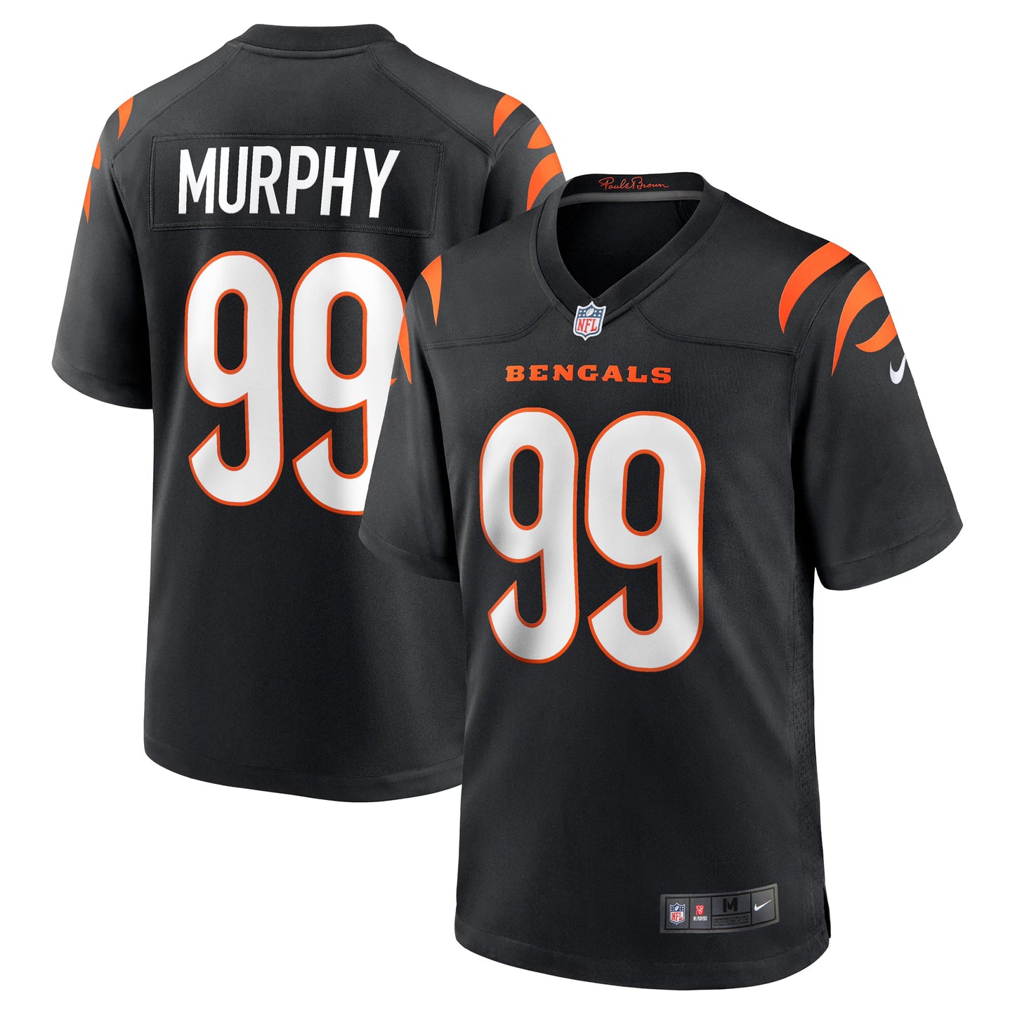 Cincinnati Bengals Myles Murphy Black Game Jersey