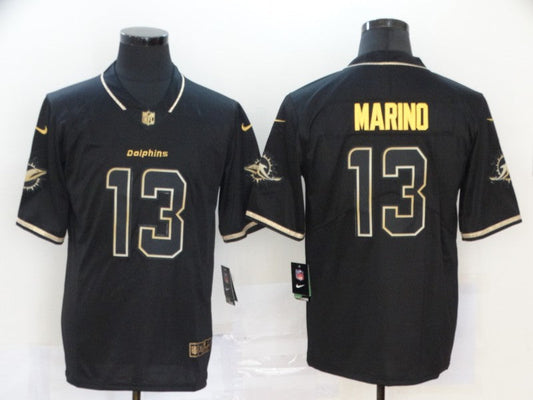 Men's Miami Dolphins Dan Marino #13 Black Alternate Game jersey
