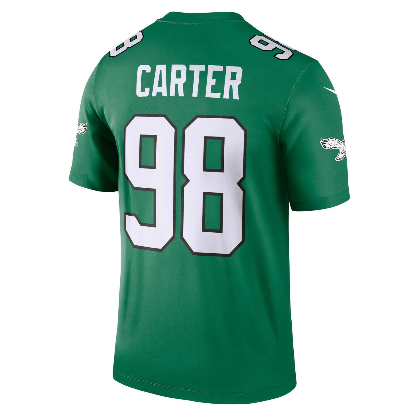Philadelphia Eagles Jalen Carter Kelly Green Legend Player Performance Top