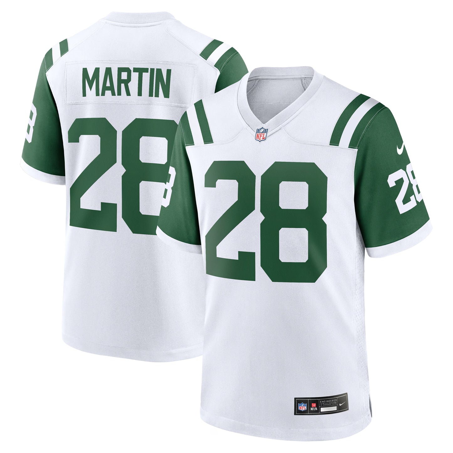 New York Jets Curtis Martin White Retired Player Alternate Game Jersey