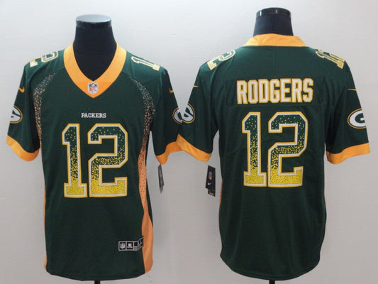 Men's Green Bay Packers Aaron Rodgers #12 Green Alternate Game Jersey1