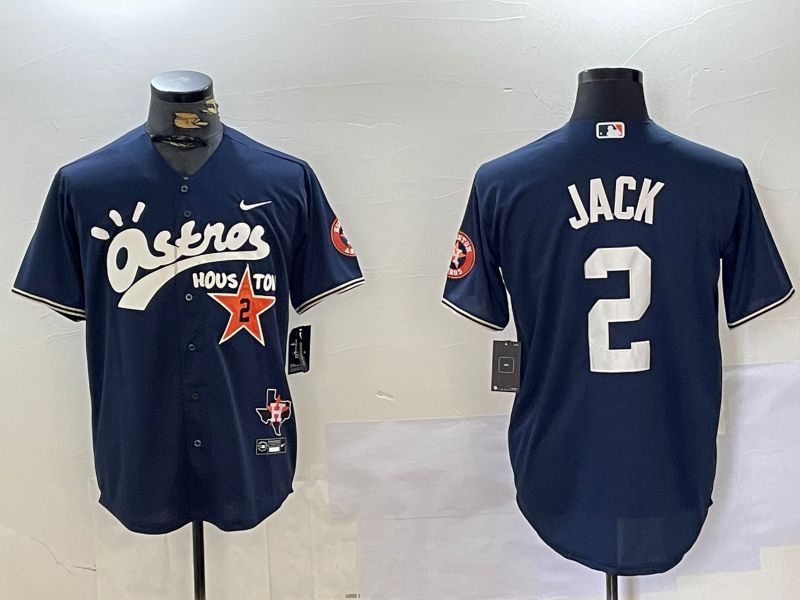 Men's Houston Astros Navy Game Player Jersey