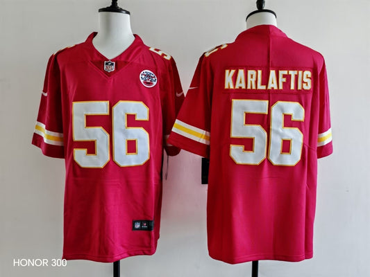 Men's Kansas City Chiefs George Karlaftis Jersey -  Red