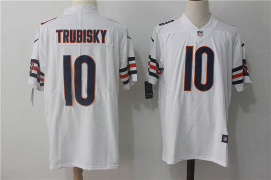 Men's Mitch Trubisky #10 Chicago Bears Season Jersey1 White