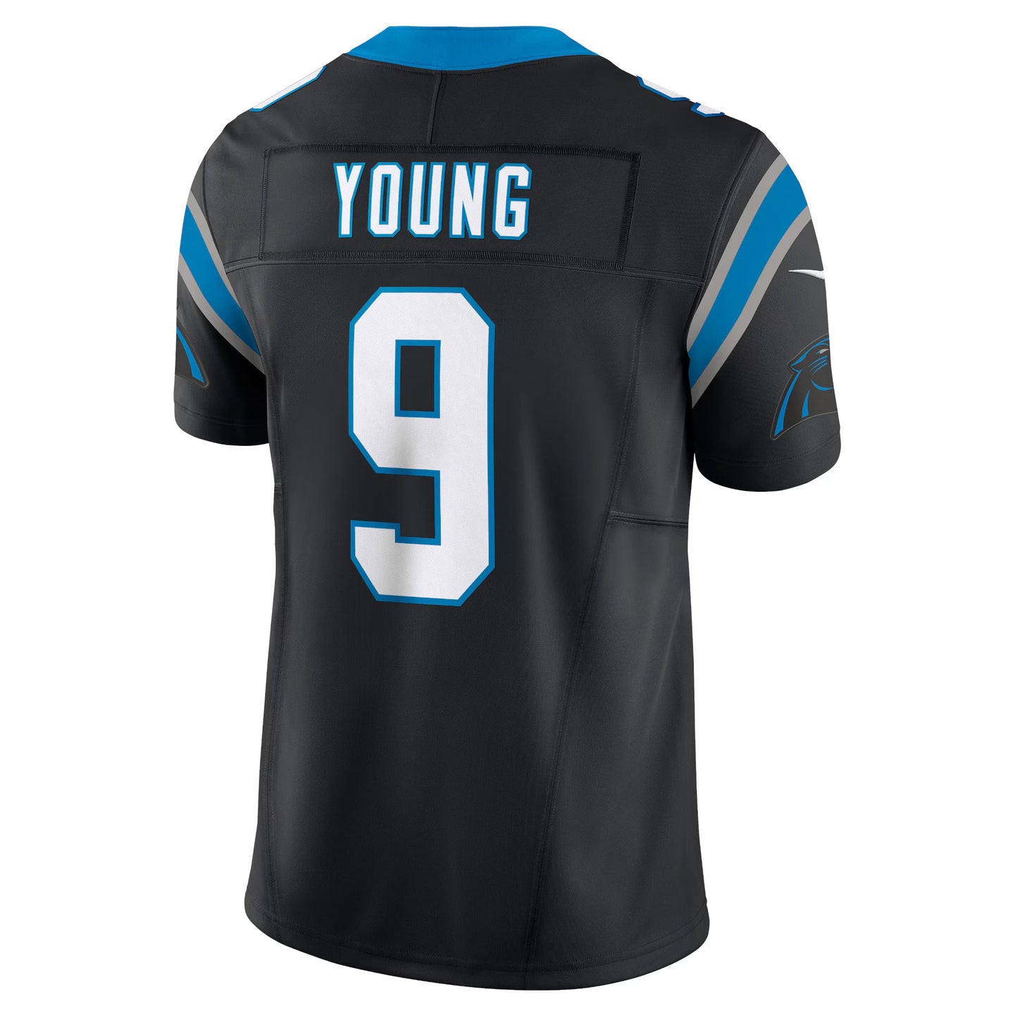 Carolina Panthers Bryce Young Black Vapor F.U.S.E. Limited Jersey