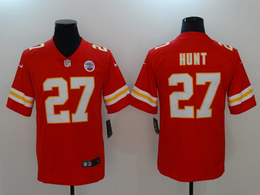 Men's Kansas City Chiefs Karim Hunt #27 Red Game Jersey1
